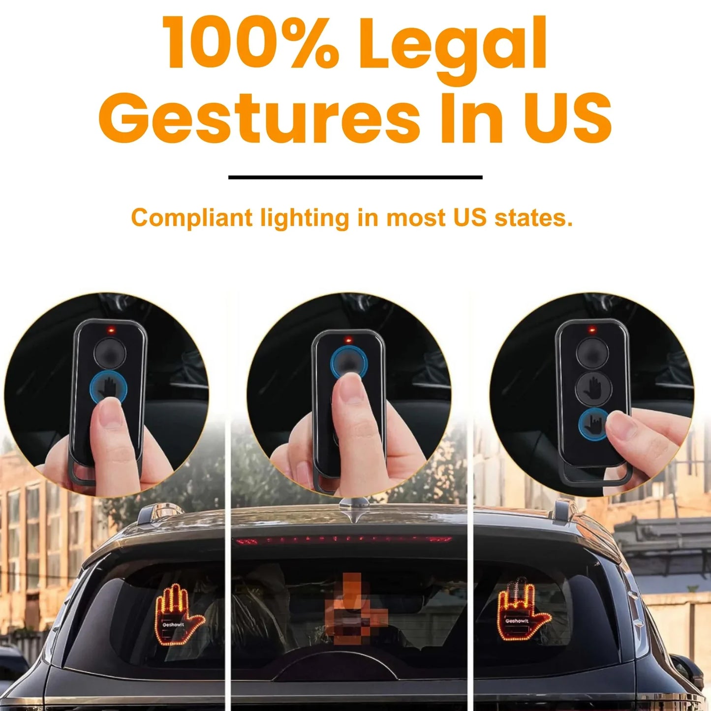 GloHand™ - LED Finger Car Light