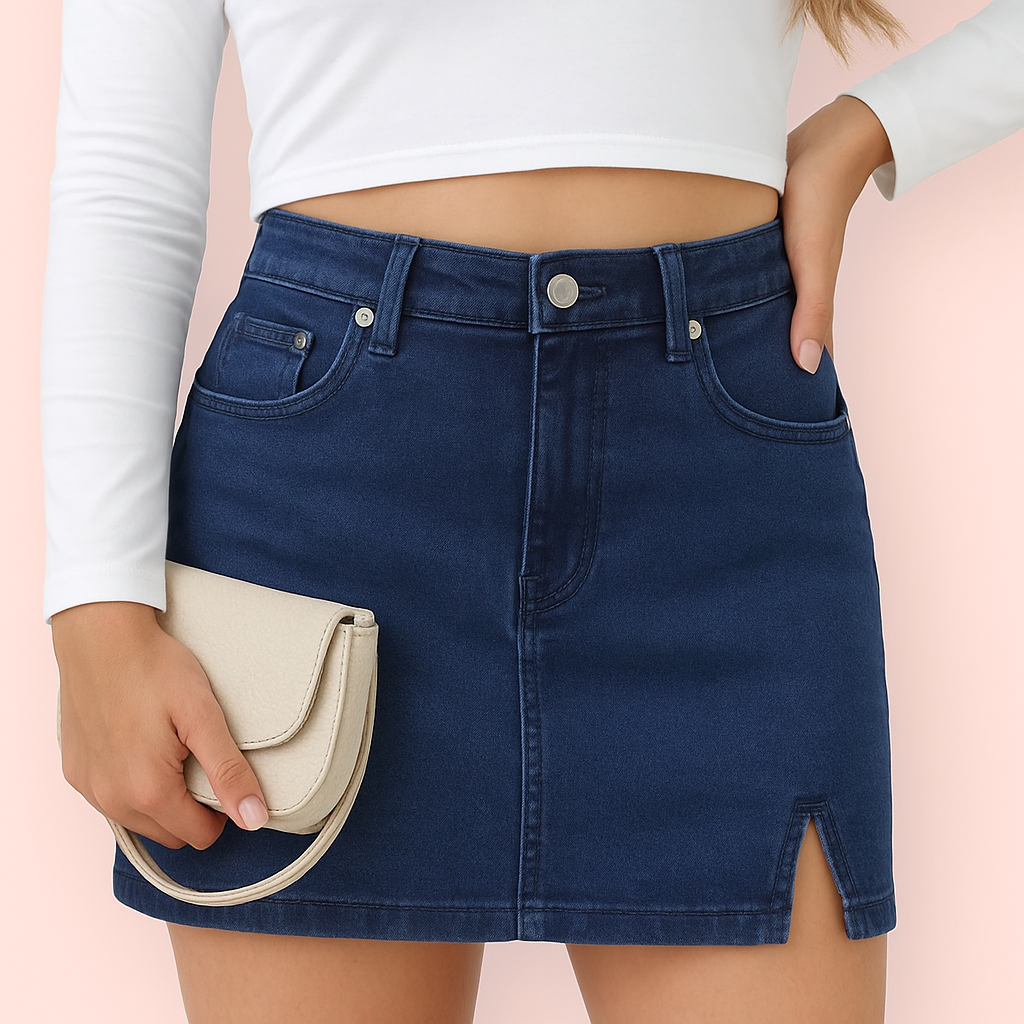 Denim Skort